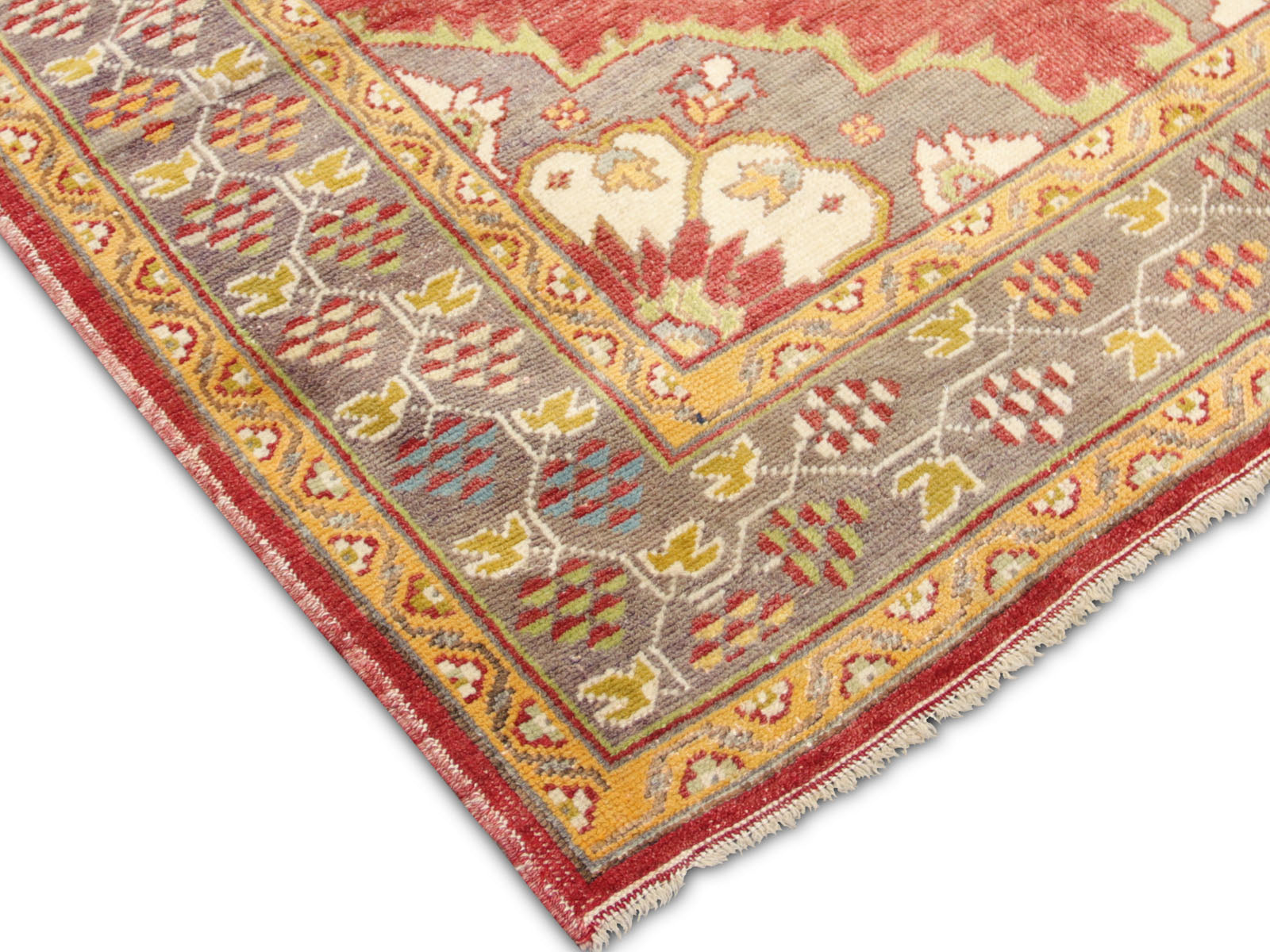 Vintage Turkish Oushak Rug - 4'6" x 11'