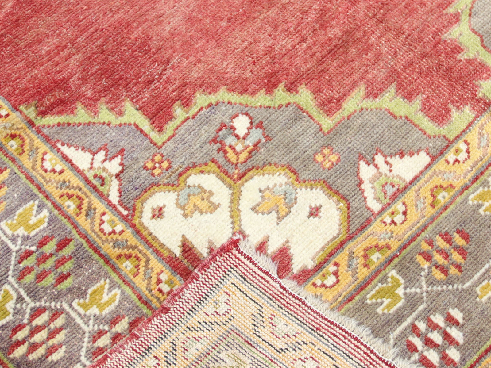 Vintage Turkish Oushak Rug - 4'6" x 11'