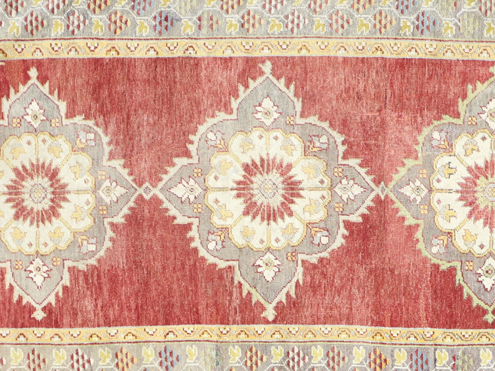 Vintage Turkish Oushak Rug - 4'6" x 11'