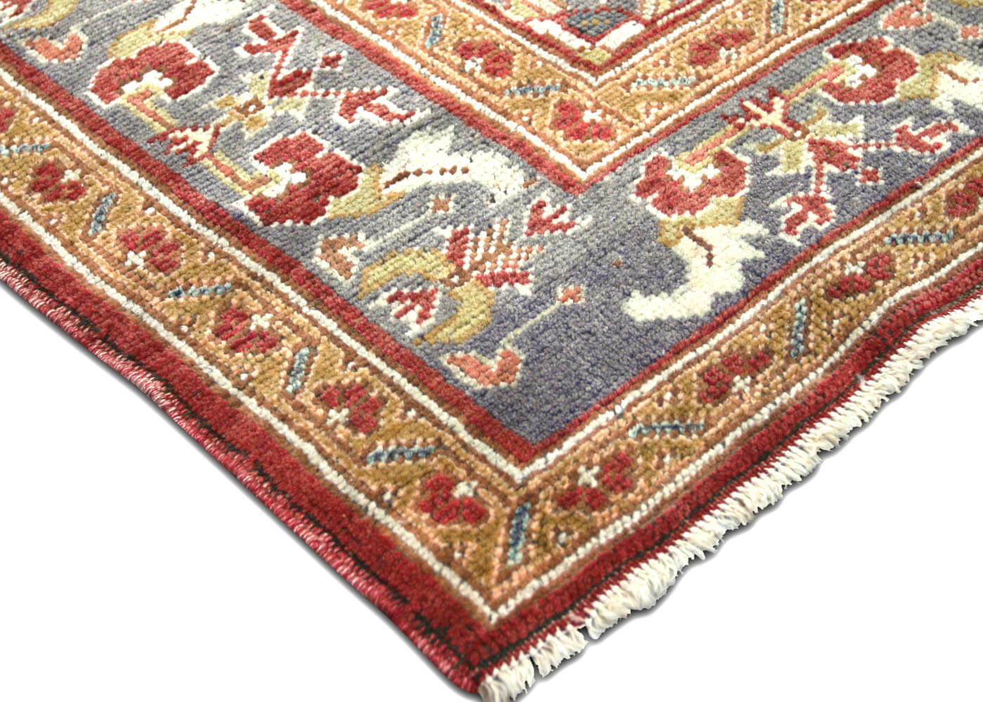 Vintage Turkish Oushak Rug - 4'8" x 11'7" - 063736