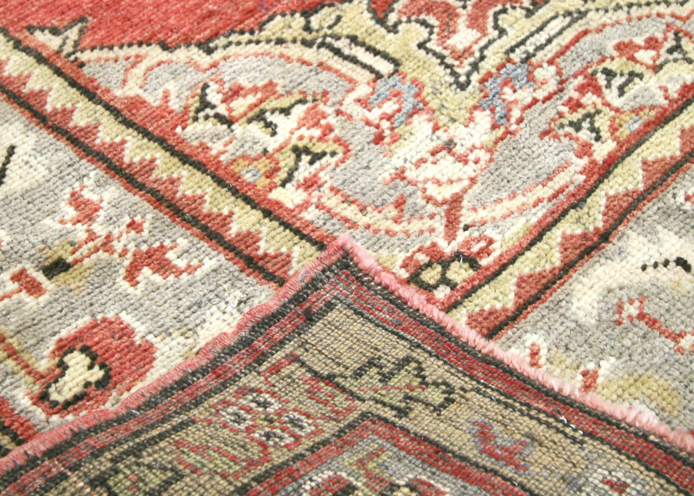 Vintage Turkish Oushak Rug - 4'10" x 11'2" - 063738