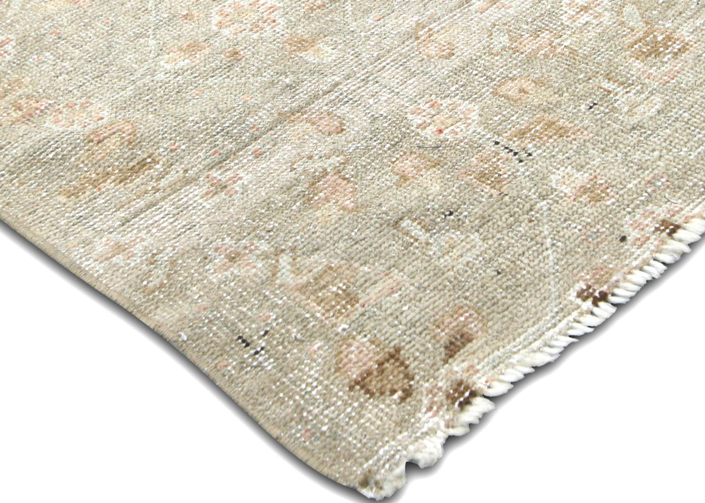Vintage Turkish Oushak Rug - 4'8" x 11'11" - 063754