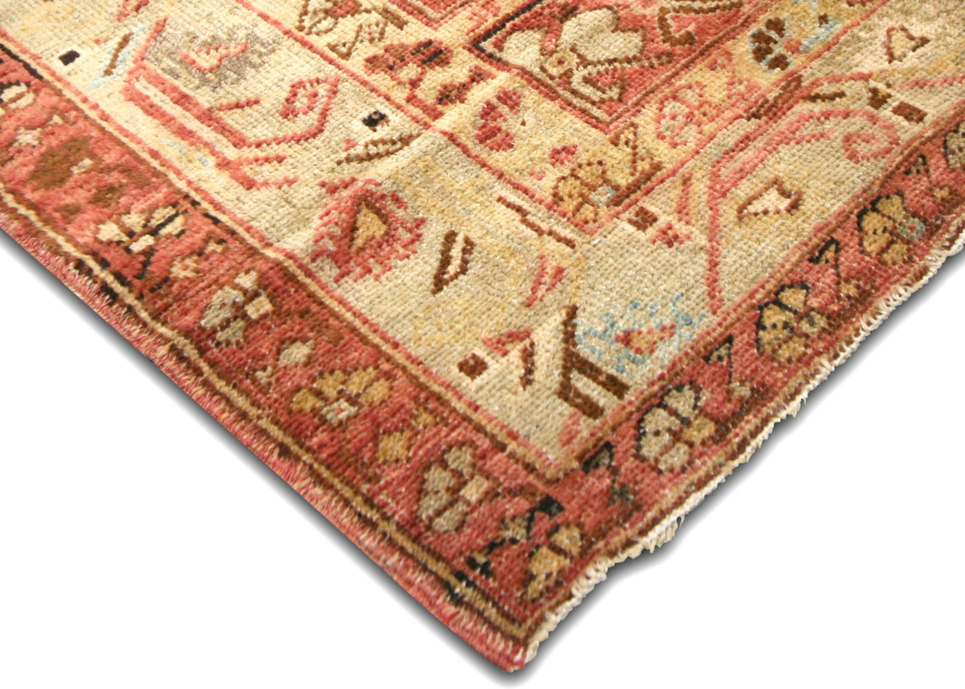 Vintage Turkish Oushak Rug - 4'8" x 12'4" - 063756