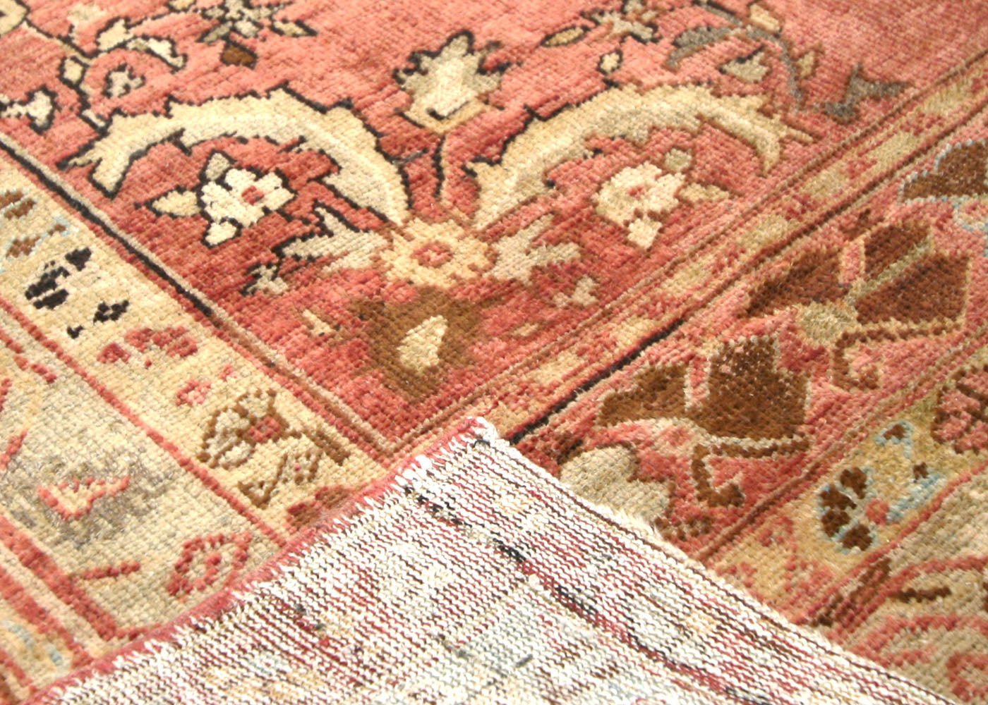 Vintage Turkish Oushak Rug - 4'8" x 12'4" - 063756
