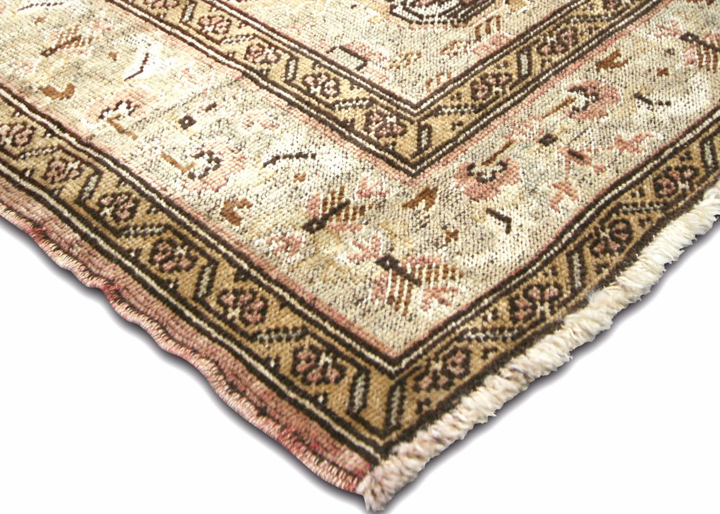 Vintage Turkish Oushak Rug - 4'8" x 11' - 063757