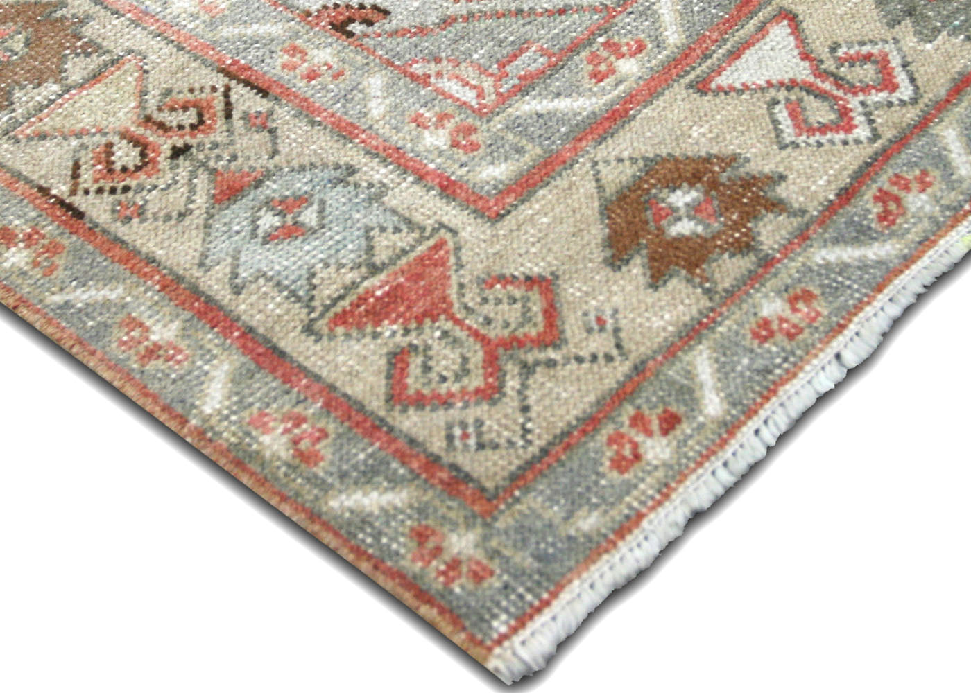 Vintage Turkish Oushak Rug - 4'8" x 11'7" - 063761
