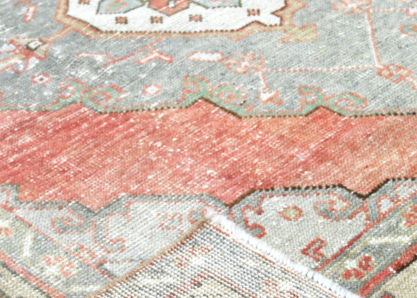Vintage Turkish Oushak Rug - 4'8" x 11'7" - 063761