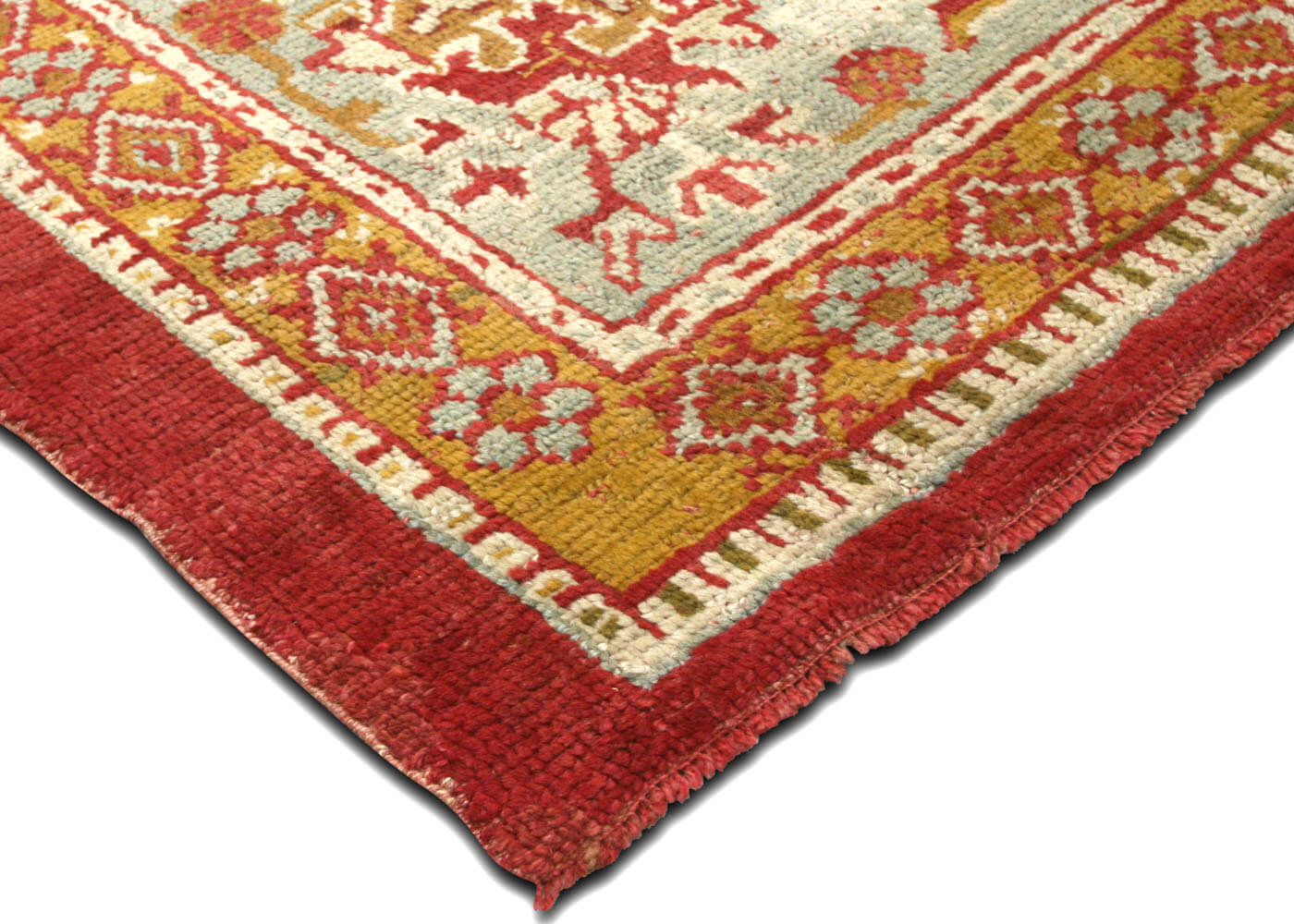 Antique Turkish Oushak Rug - 13'4" x 15' - 063999