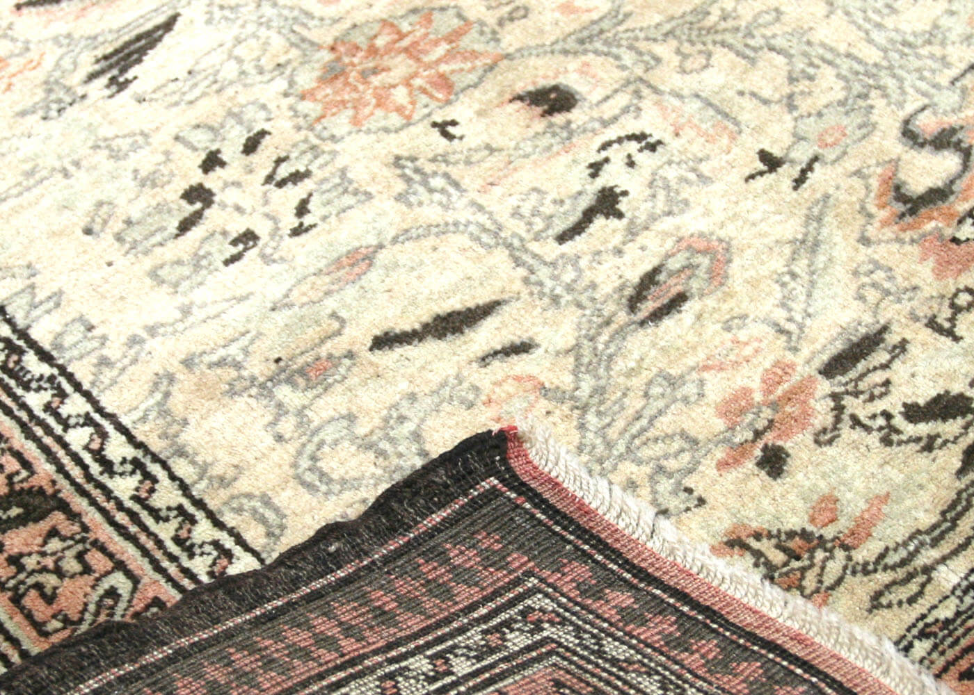 Vintage Turkish Oushak Rug - 4' x 5'5" - 064010