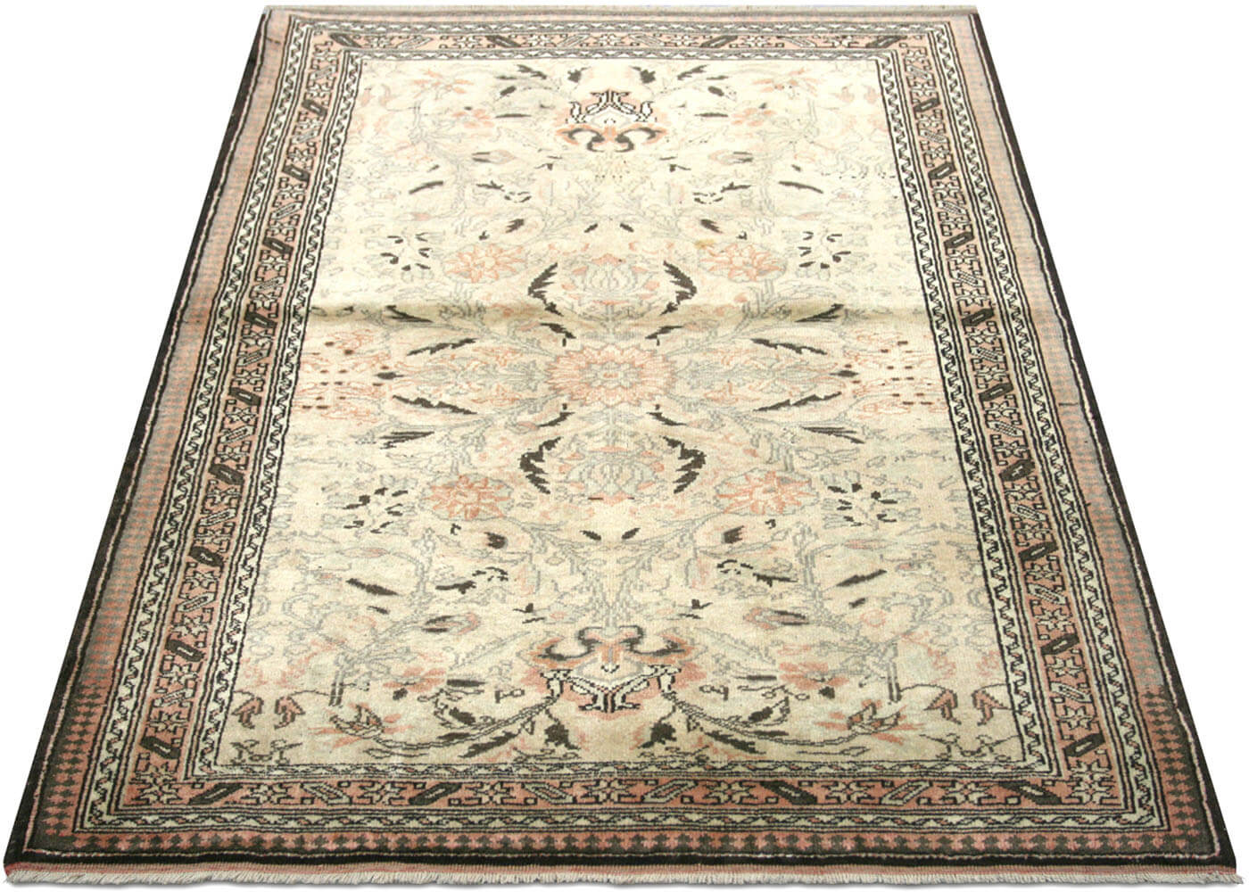 Vintage Turkish Oushak Rug - 4' x 5'5" - 064010