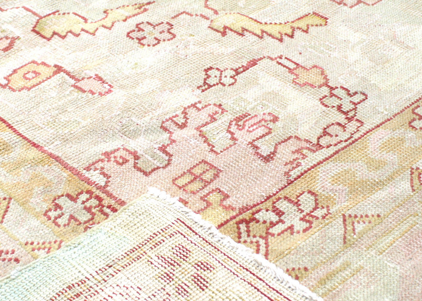 Vintage Turkish Oushak Rug - 10'9" x 14'9" - 074161