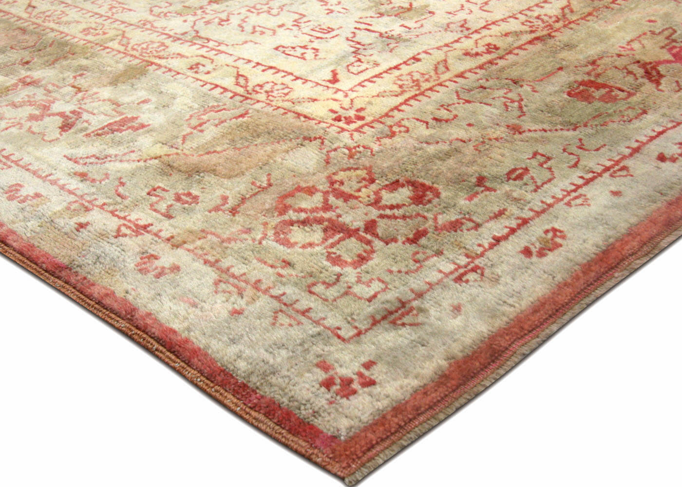 Vintage Turkish Oushak Rug - 8'2" x 13'1" - 074176
