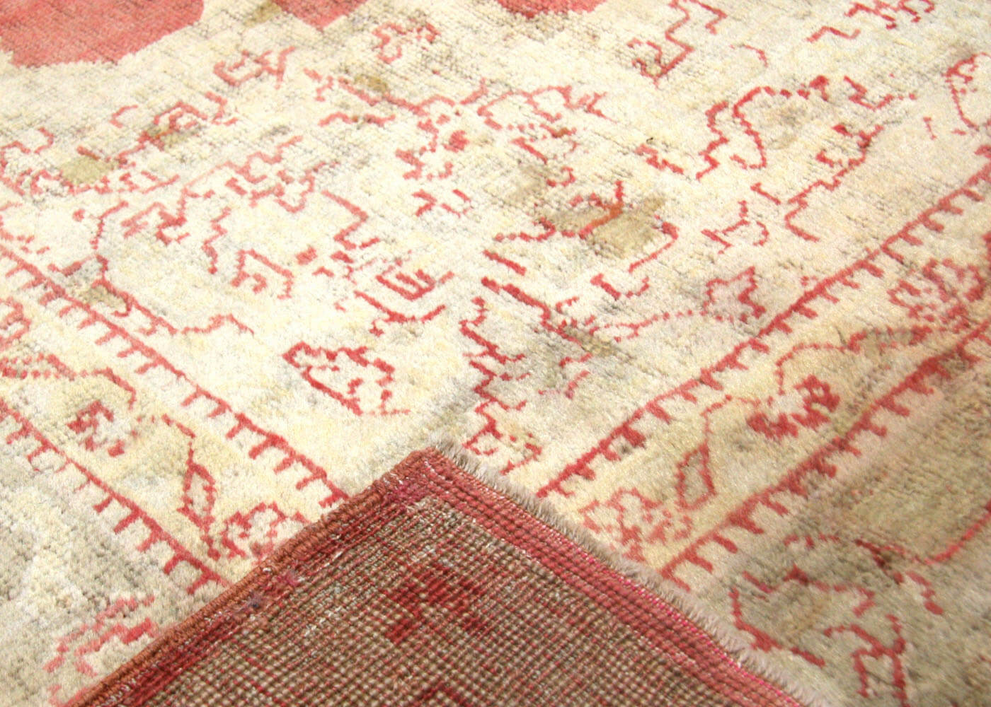 Vintage Turkish Oushak Rug - 8'2" x 13'1" - 074176