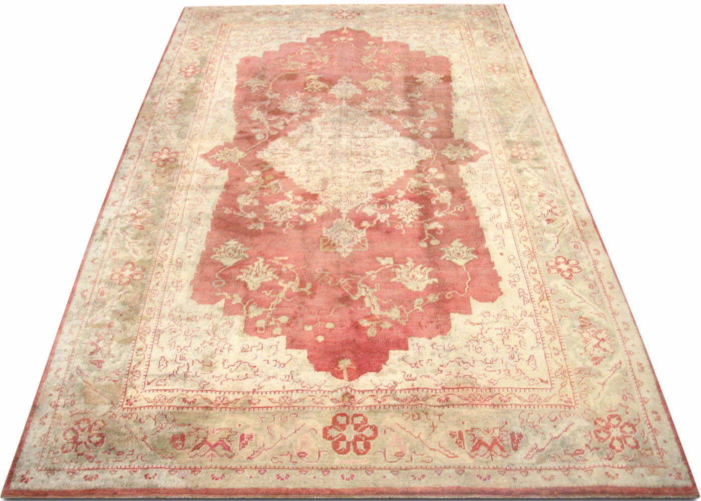 Vintage Turkish Oushak Rug - 8'2" x 13'1" - 074176