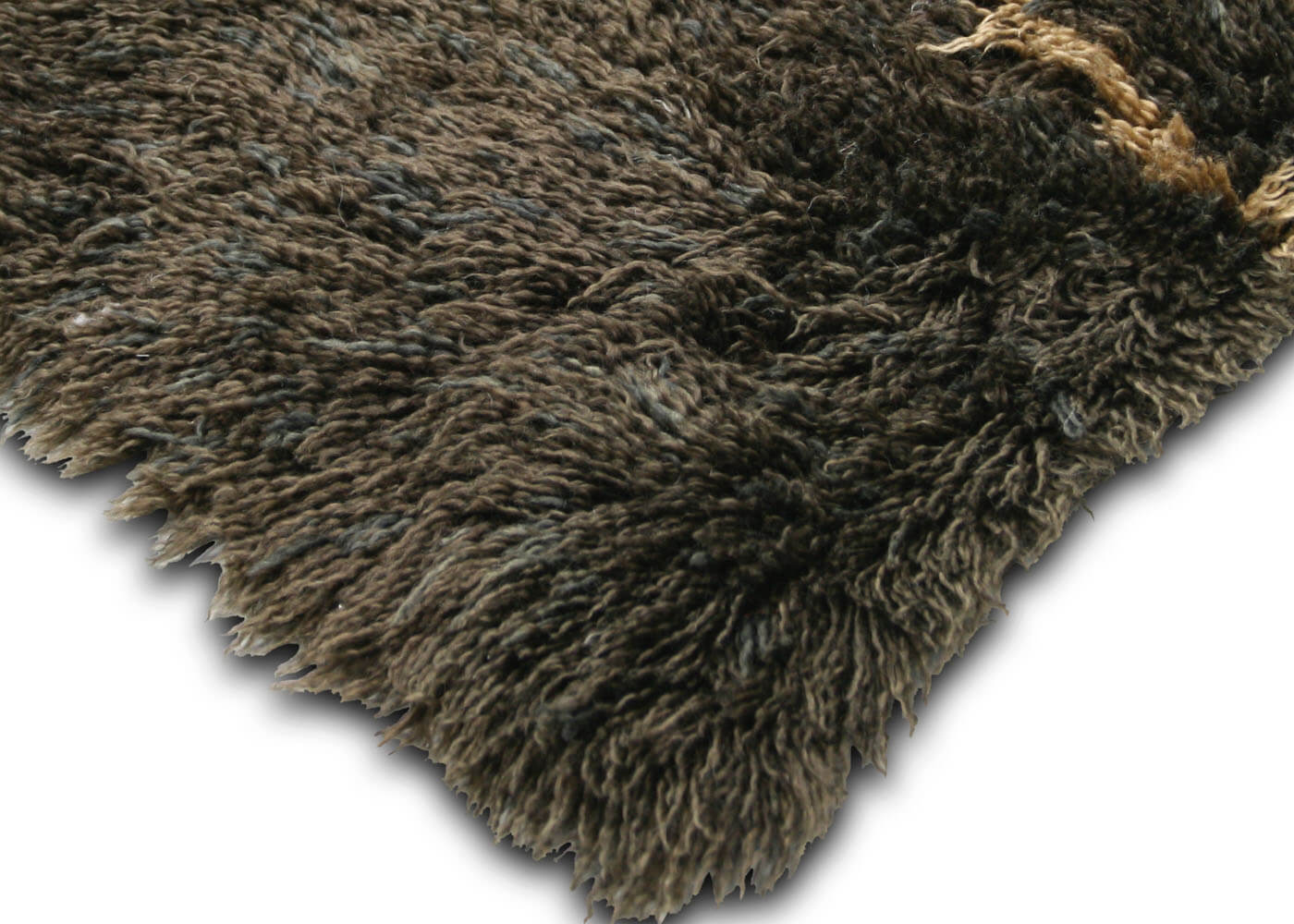 Vintage Turkish Shag Rug - 6' x 7'10" - 074180