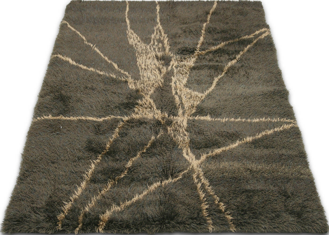 Vintage Turkish Shag Rug - 6' x 7'10" - 074180