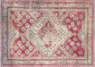 Antique Turkish Oushak Rug in Green,Red tones and an All Over pattern. Measuring 8 feet 8 inches x 11 feet 9 inches – SKU 074217