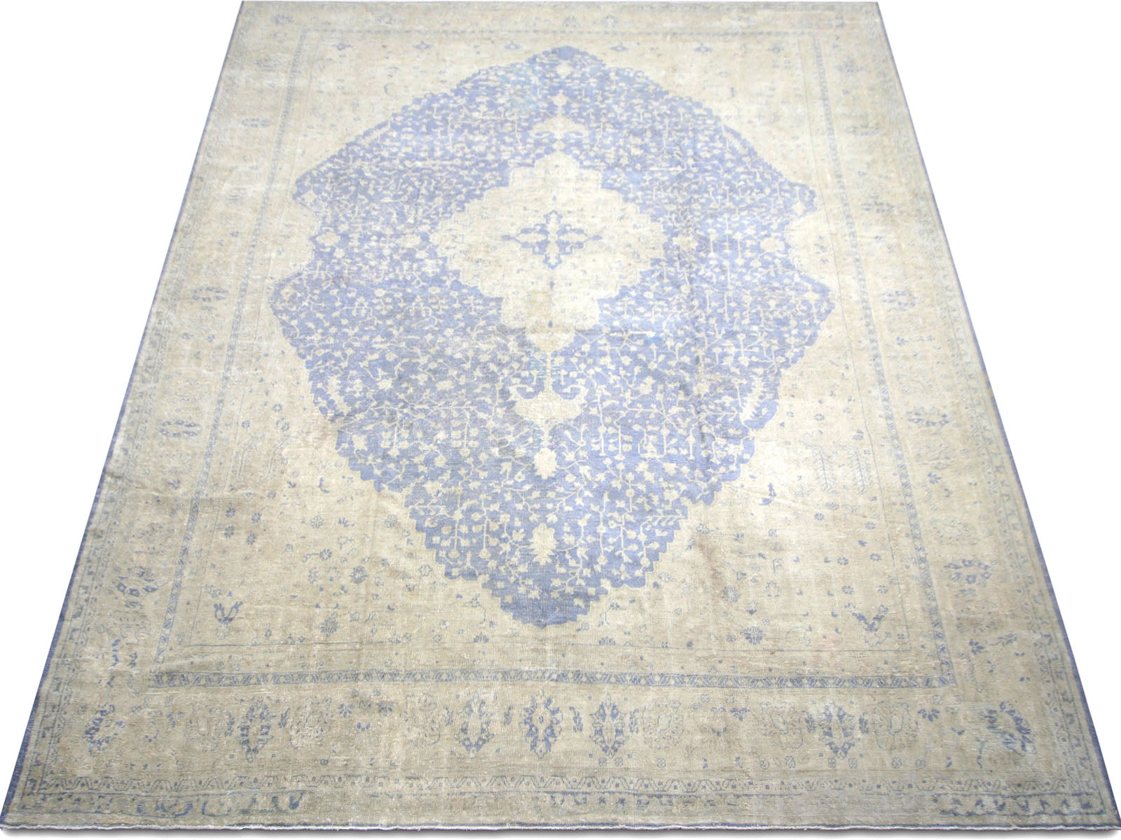 Semi Antique Turkish Oushak Rug - 13'3" x 18'4"