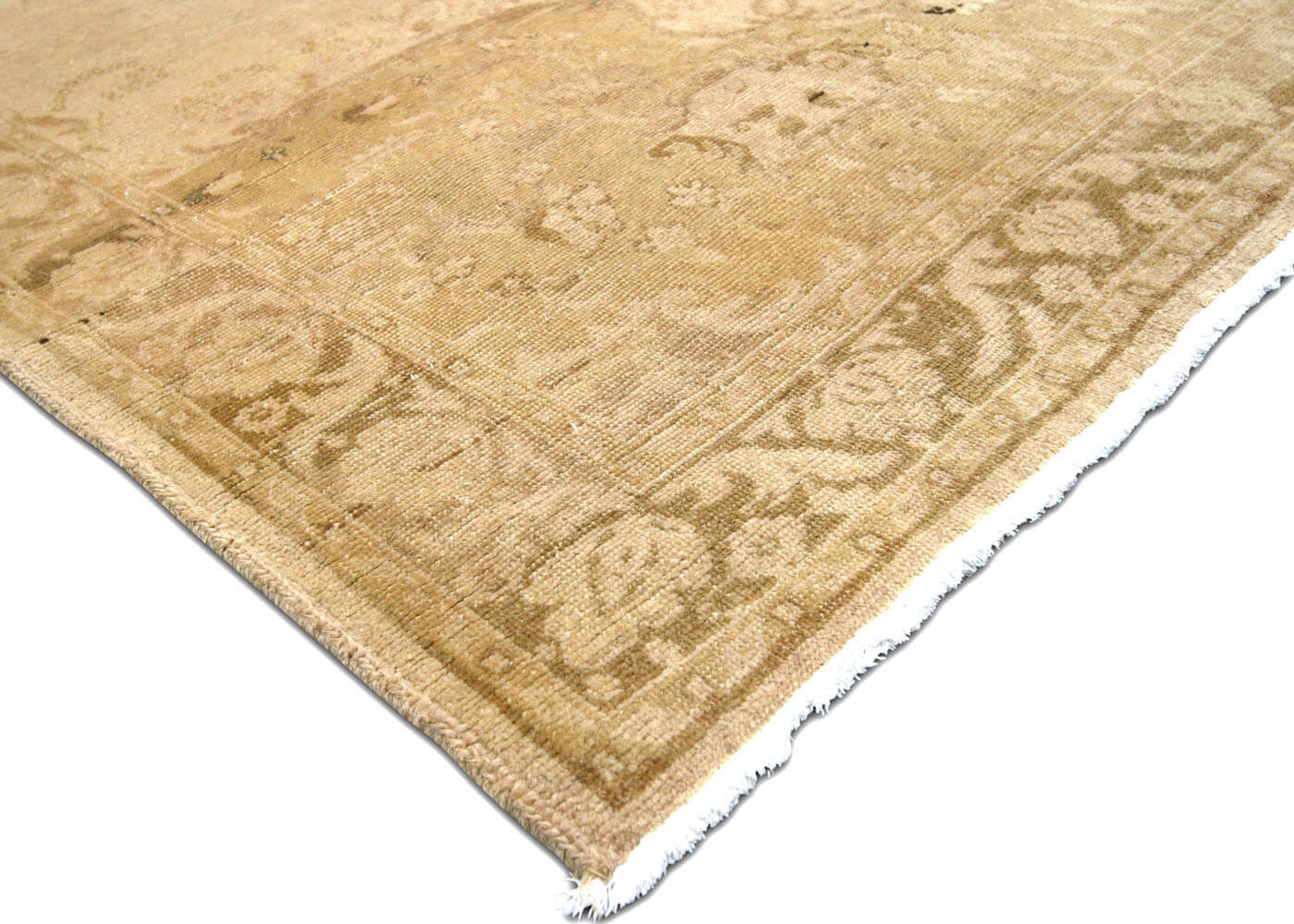 Vintage Turkish Oushak Rug - 6'7" x 8'4" - 074376