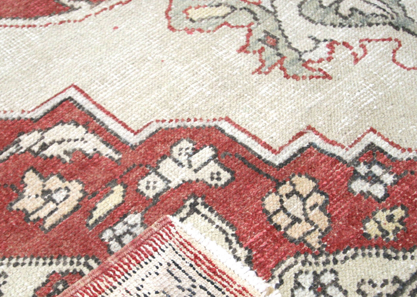 Vintage Turkish Oushak Rug - 5'11" x 9'4" - 074541