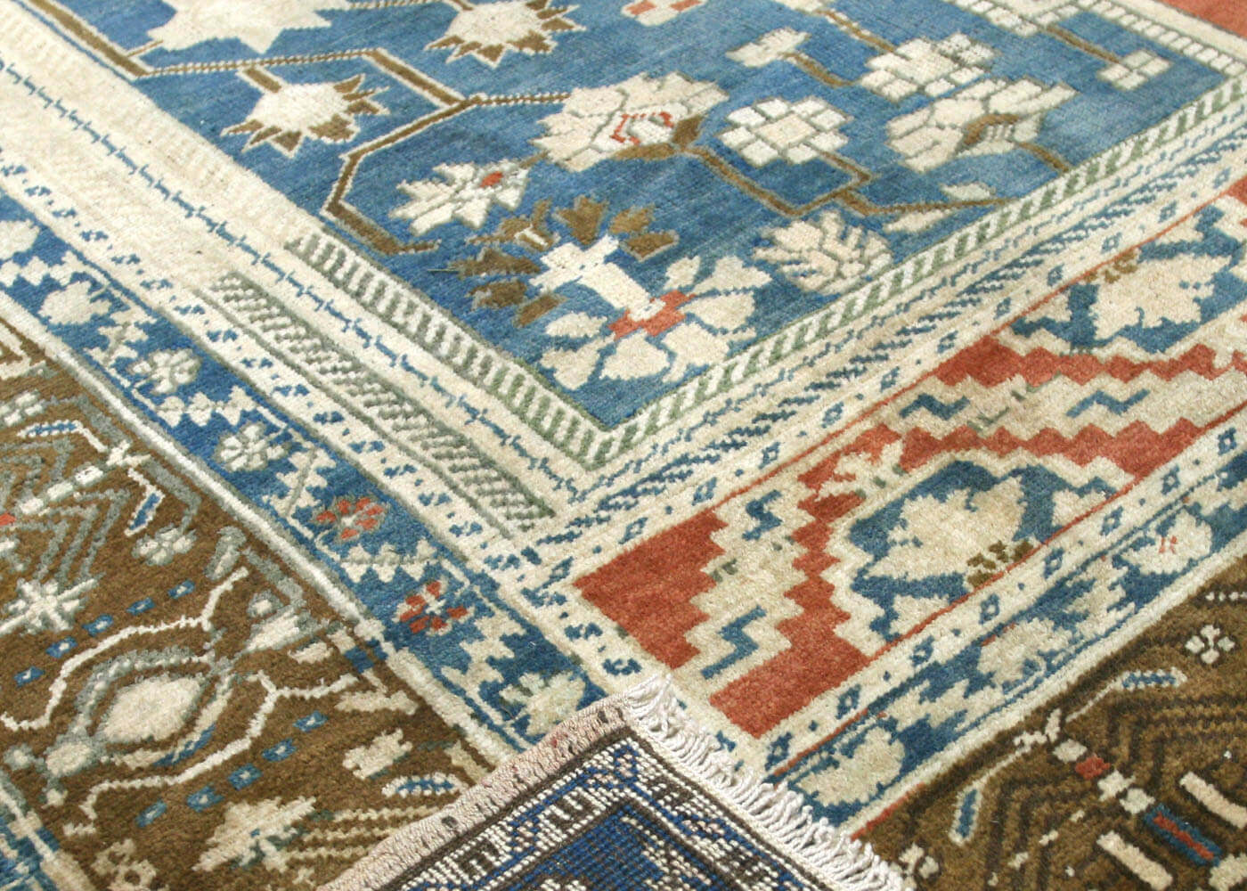Vintage Turkish Oushak Rug - 7'7" x 11' - 074555