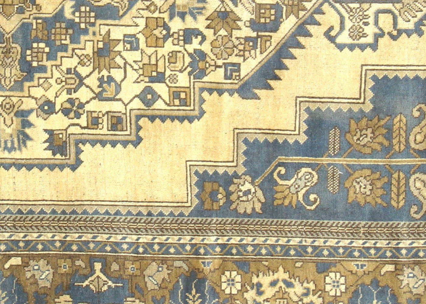 Vintage Turkish Oushak Rug - 7'6" x 13' - 074558