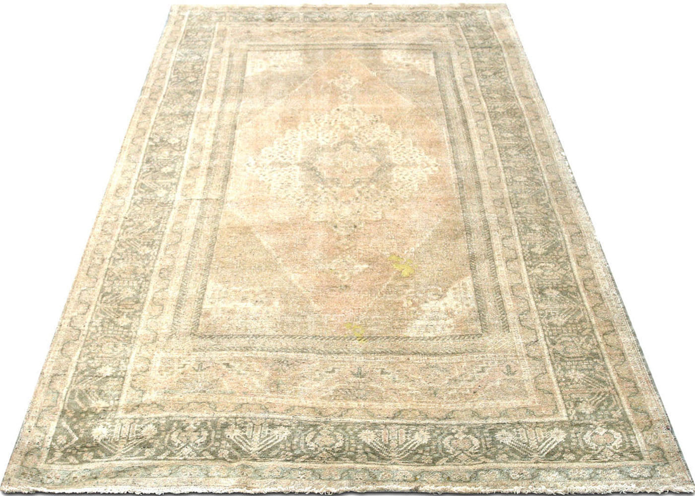 Vintage Turkish Oushak Rug - 6'3" x 10'2" - 074567