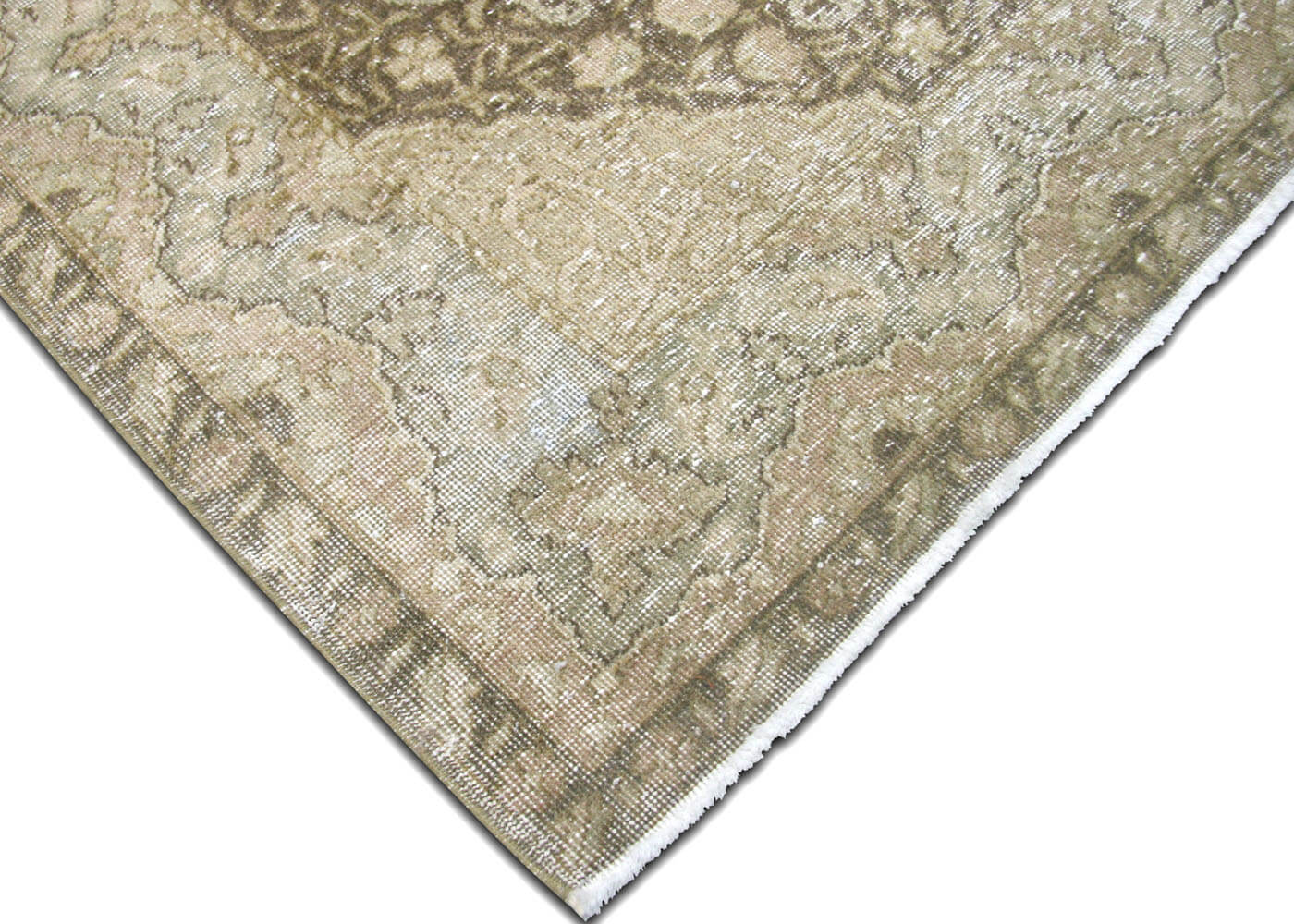 Vintage Turkish Oushak Rug - 4'3" x 6'7" - 074579