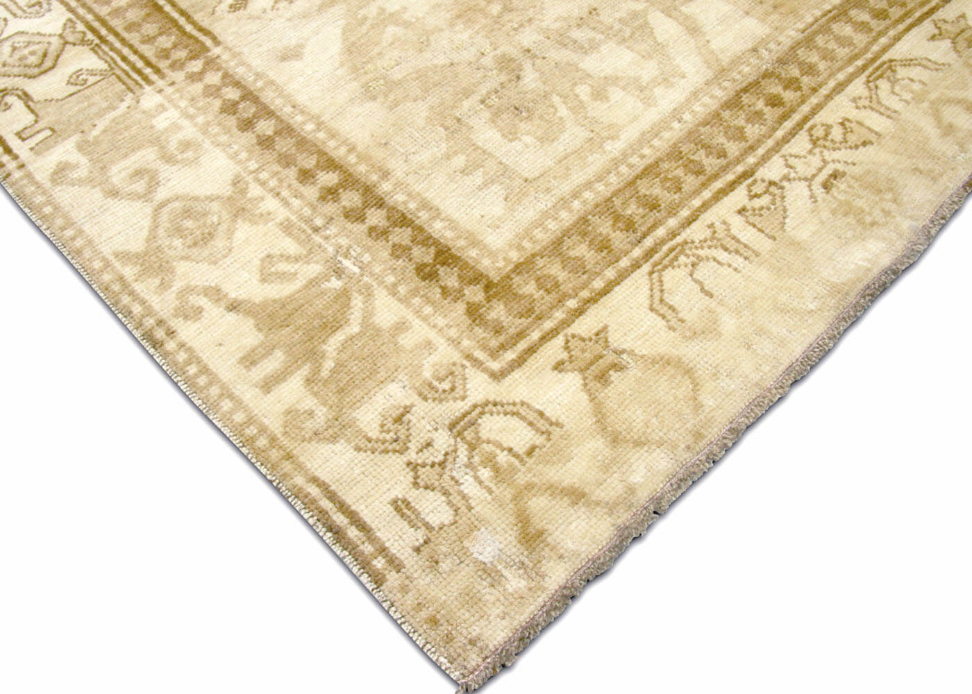 Vintage Turkish Oushak Rug - 6'5" x 10' - 074594