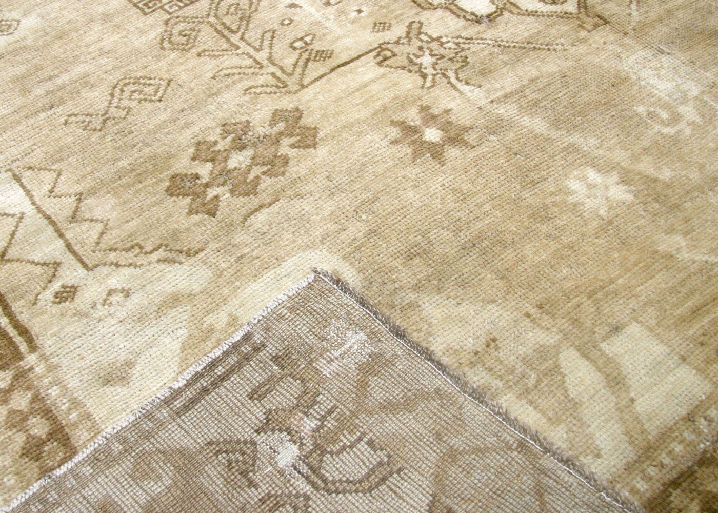 Vintage Turkish Oushak Rug - 6'5" x 10' - 074594