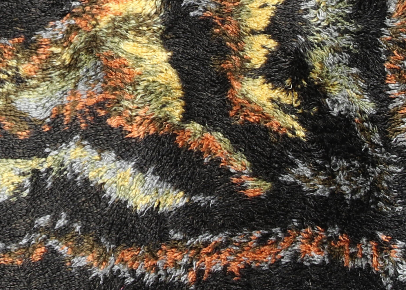 Vintage Turkish Shag Rug - 5'11" x 8' - 074619