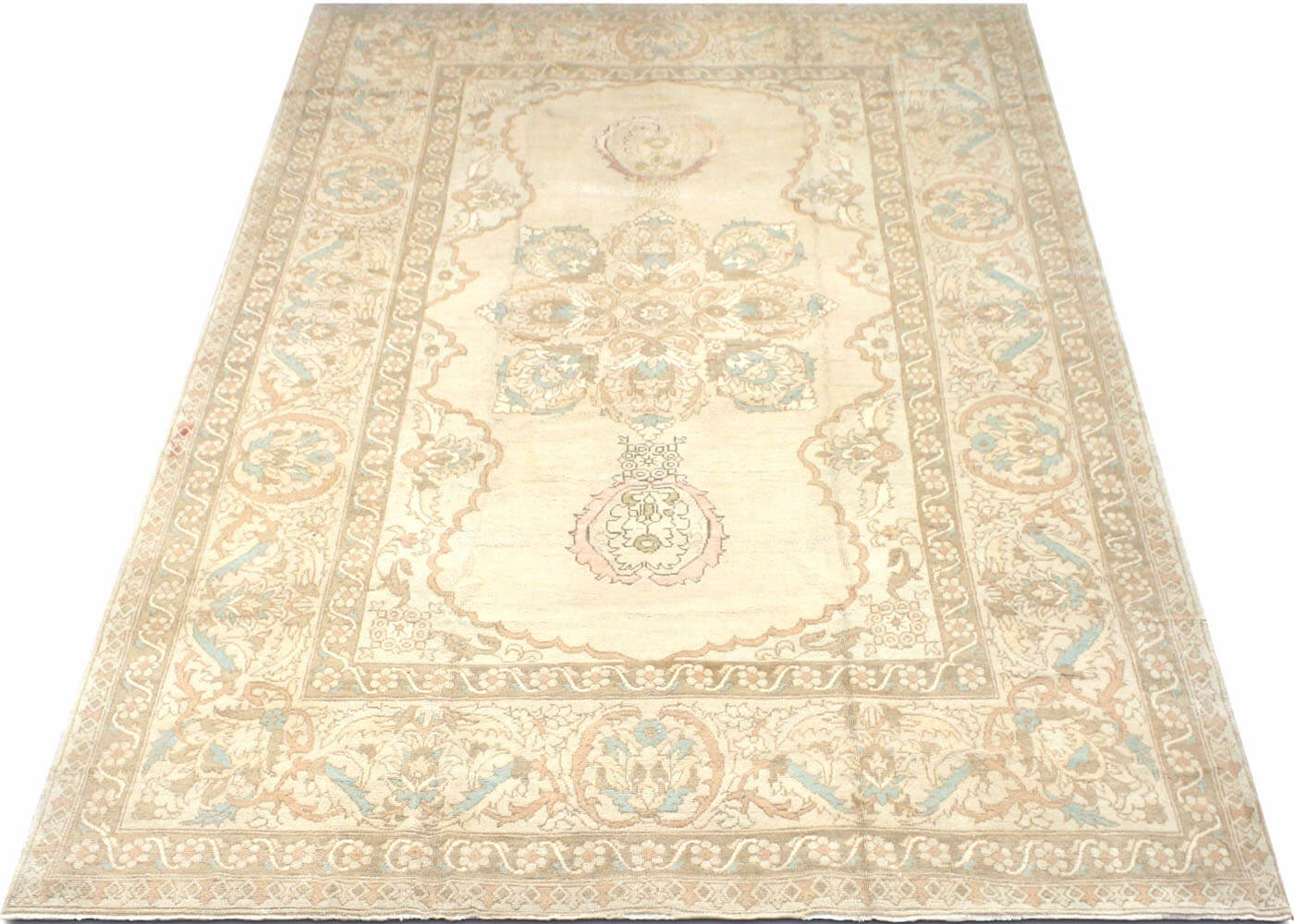 Vintage Turkish Oushak Rug - 10'2" x 15' - 074665