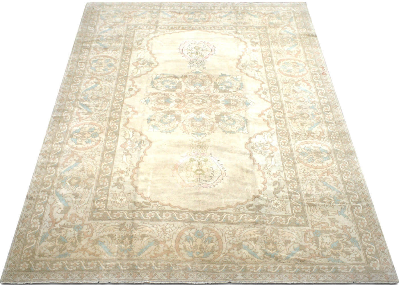 Vintage Turkish Oushak Rug - 10'2" x 15' - 074665