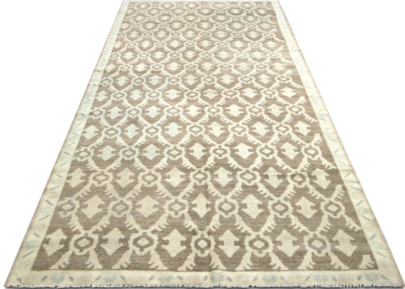 Vintage Turkish Oushak Rug - 4'6" x 10'6" - 074673