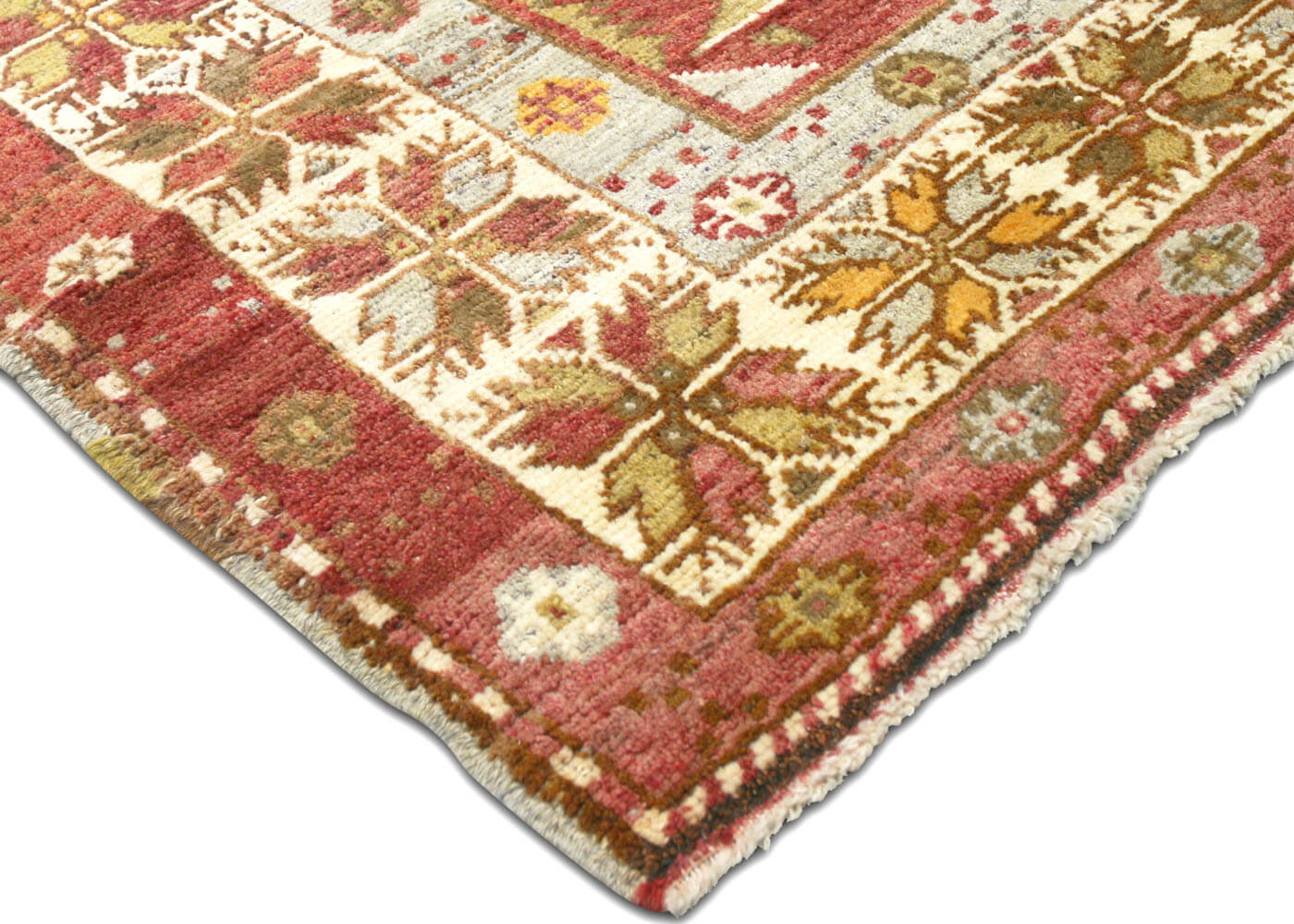 Vintage Turkish Oushak Rug - 5'3" x 10'2" - 074693