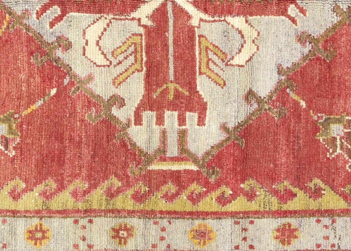 Vintage Turkish Oushak Rug - 5'3" x 10'2" - 074693