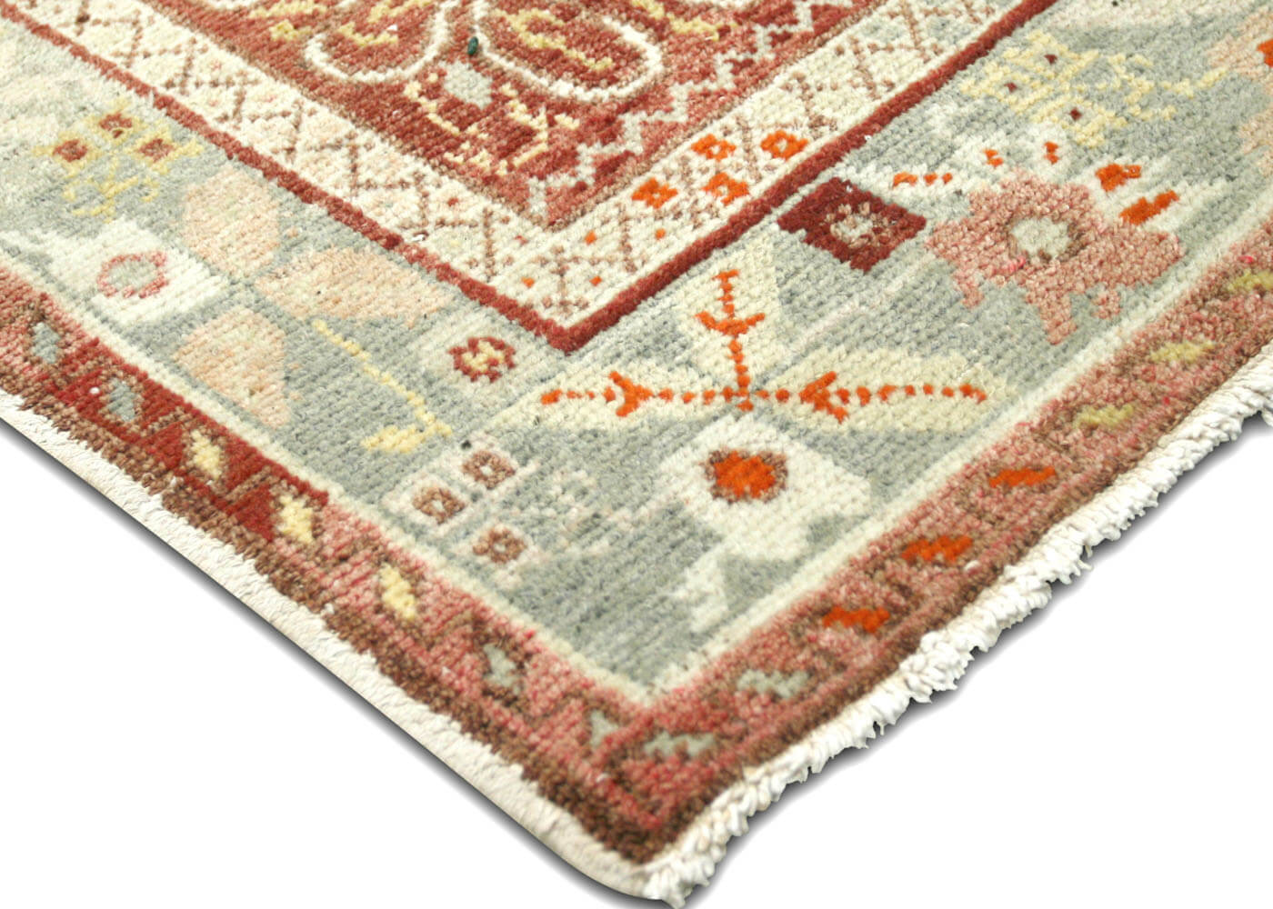 Vintage Turkish Oushak Runner - 3'6" x 13'8" - 074777