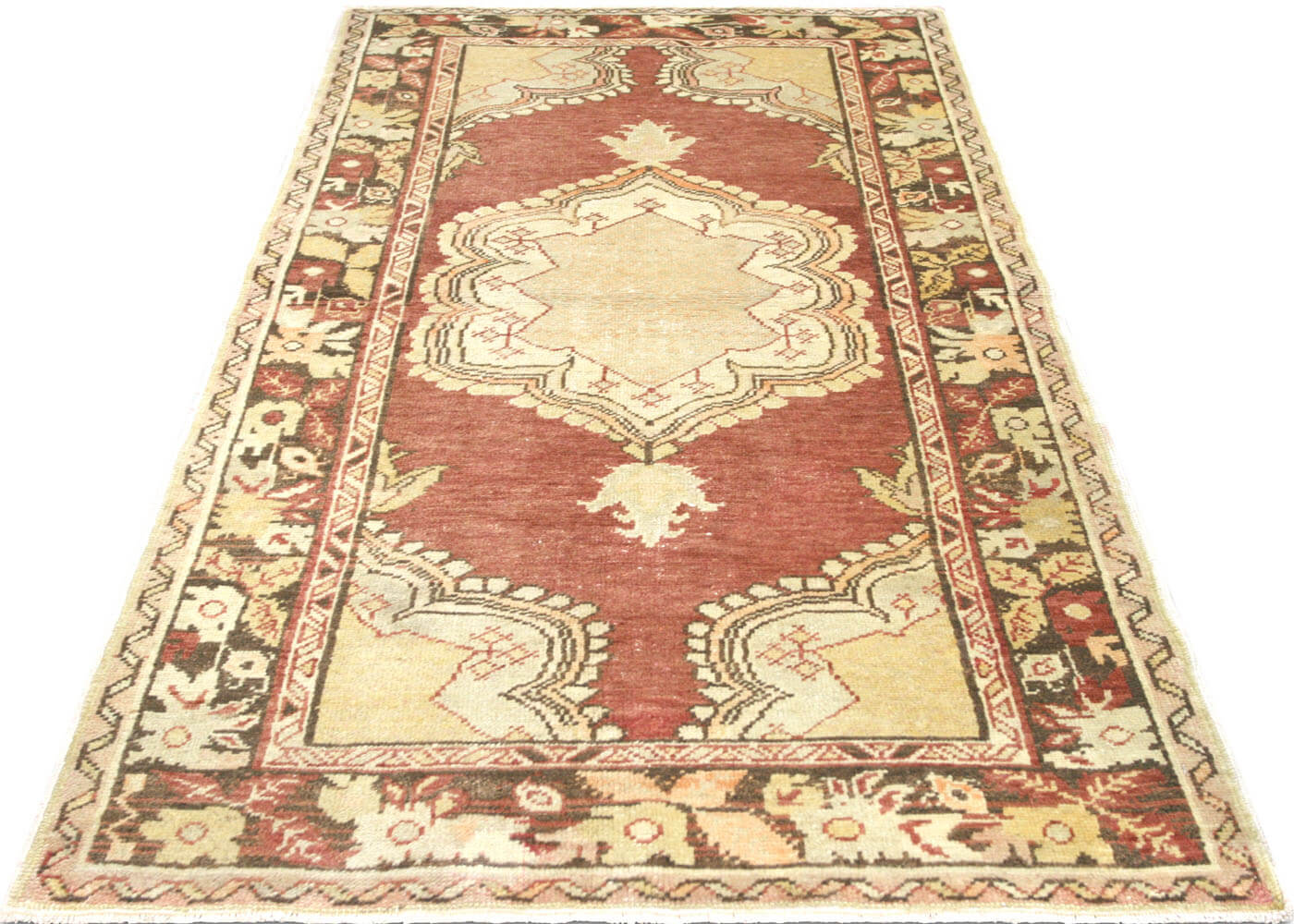 Vintage Turkish Oushak Rug - 3'1" x 5'9" - 074825