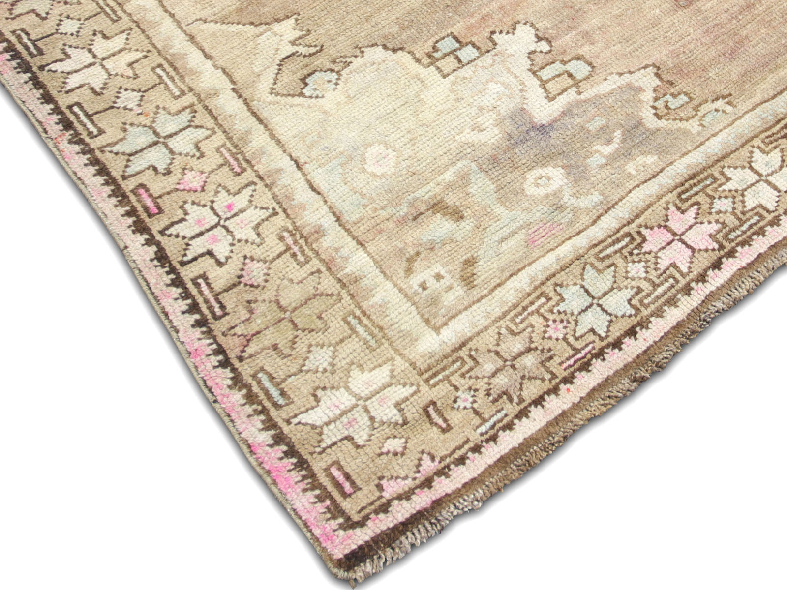 Vintage Turkish Oushak Rug - 7'5" x 12'4"