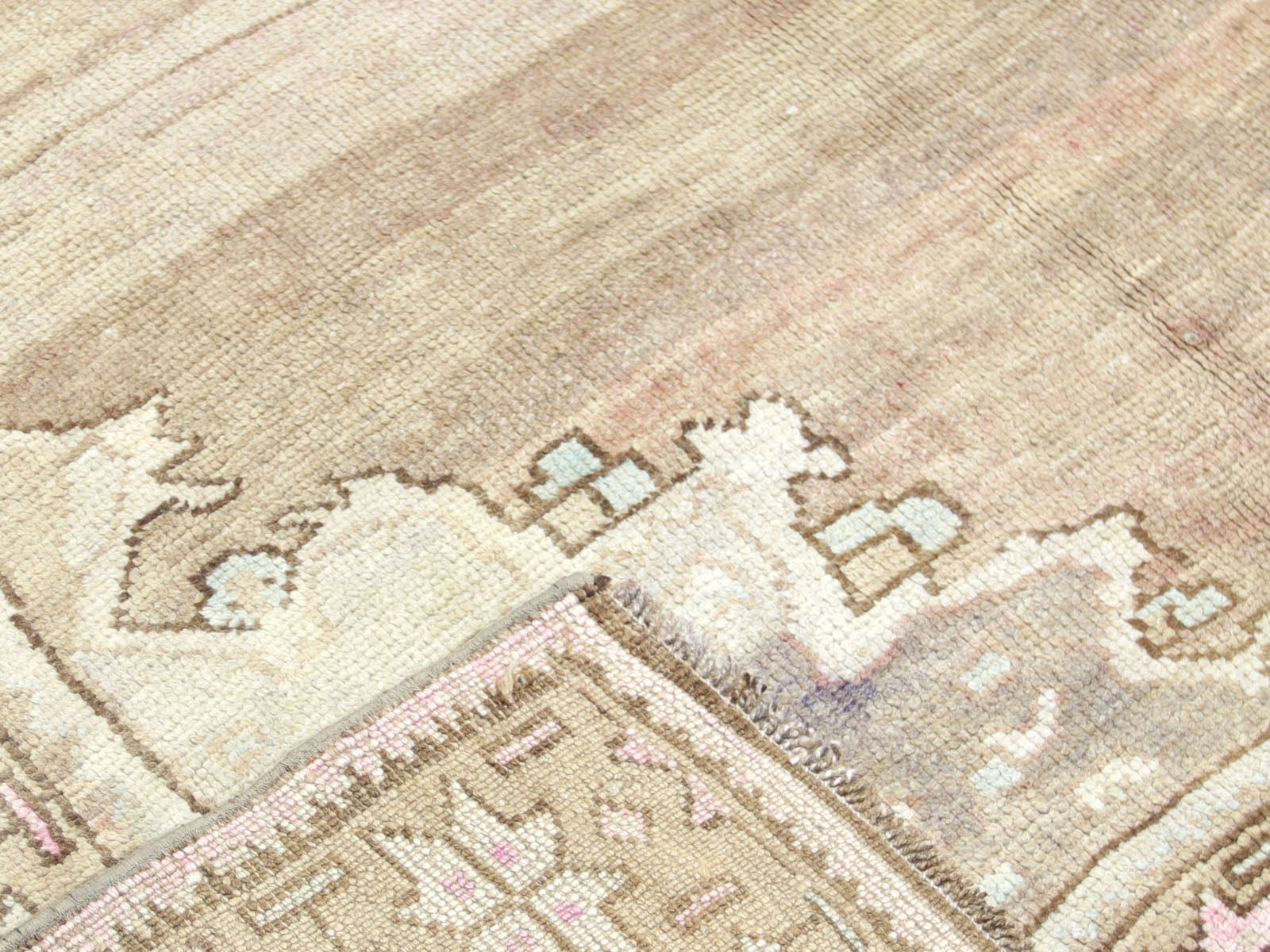 Vintage Turkish Oushak Rug - 7'5" x 12'4"