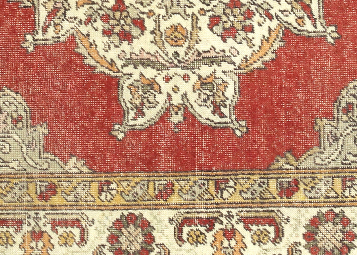 Vintage Turkish Oushak Rug - 3'10" x 5'5" - 075092
