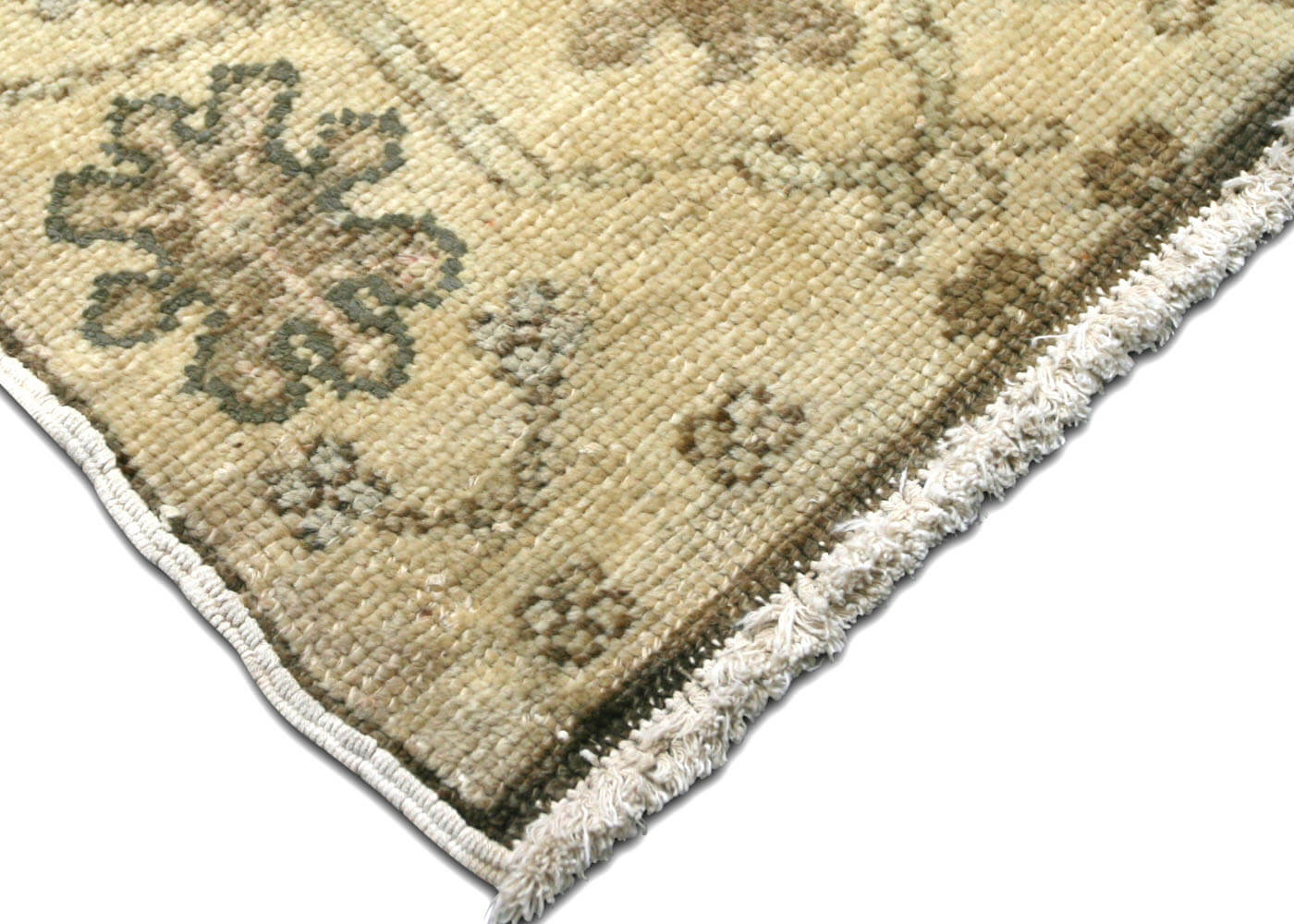 Vintage Turkish Oushak Rug - 6'11" x 16'7" - 075460
