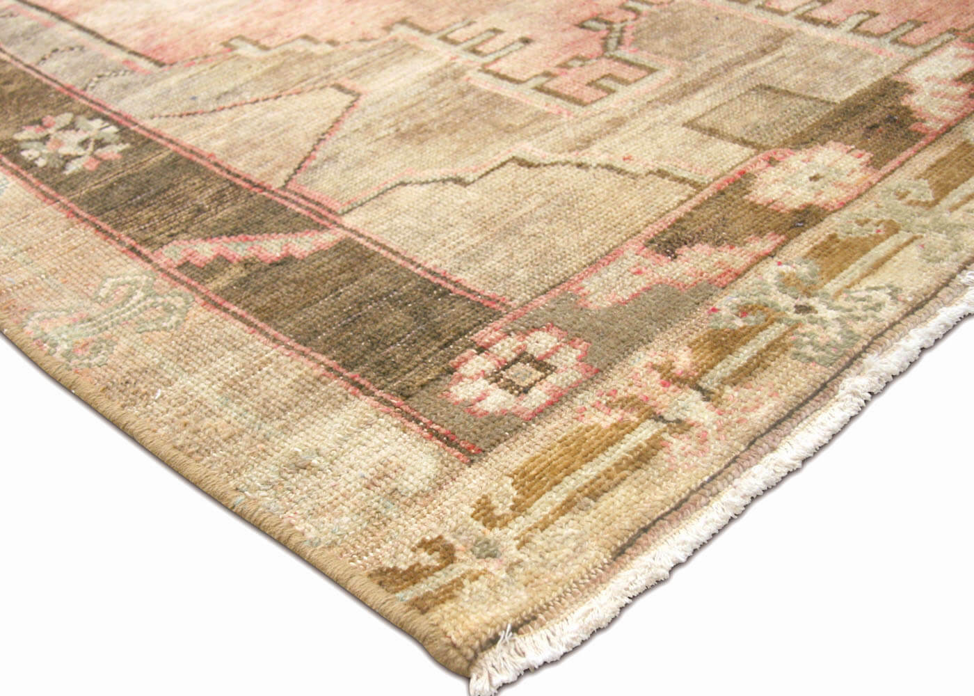Vintage Turkish Oushak Rug - 6'1" x 15'7" - 075463