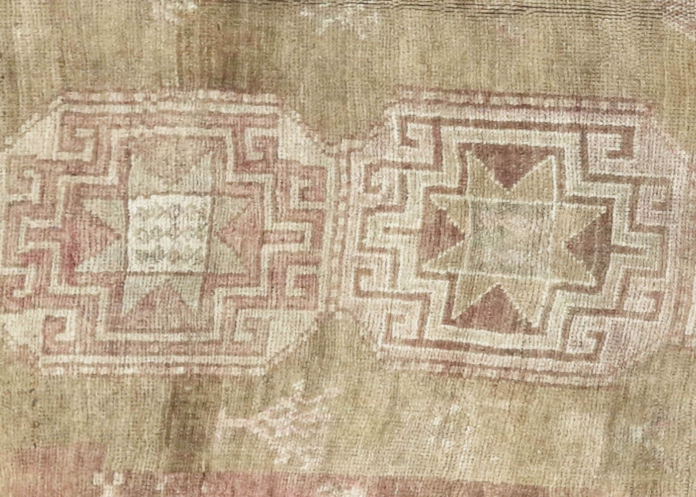 Vintage Turkish Oushak Rug - 7'5" x 13'1" - 075465
