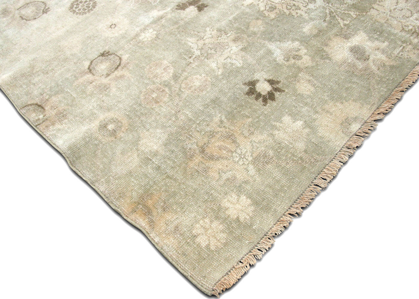 Vintage Turkish Oushak Rug - 4'8" x 9'3" - 080004