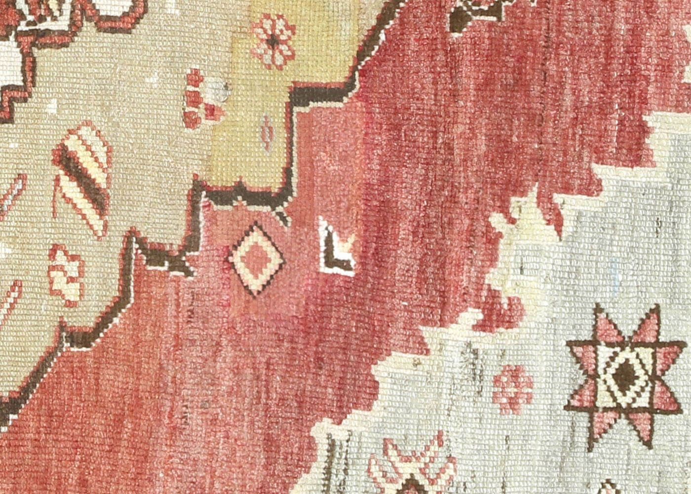 Vintage Turkish Oushak Rug - 5'4" x 7'4" - 088138
