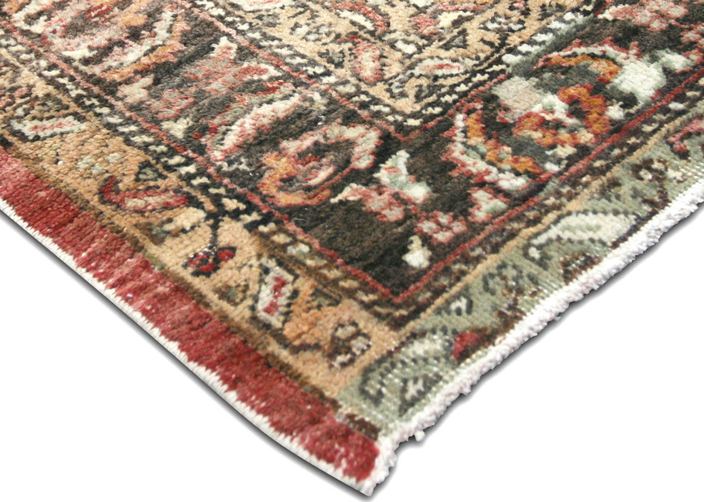 Vintage Turkish Oushak Rug - 5'1" x 13'8" - 088146