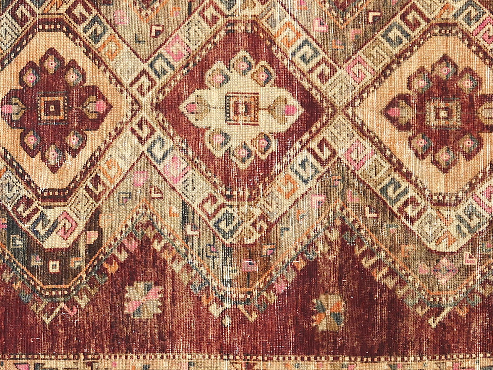 Vintage Turkish Oushak Rug - 5'7" x 12'4"