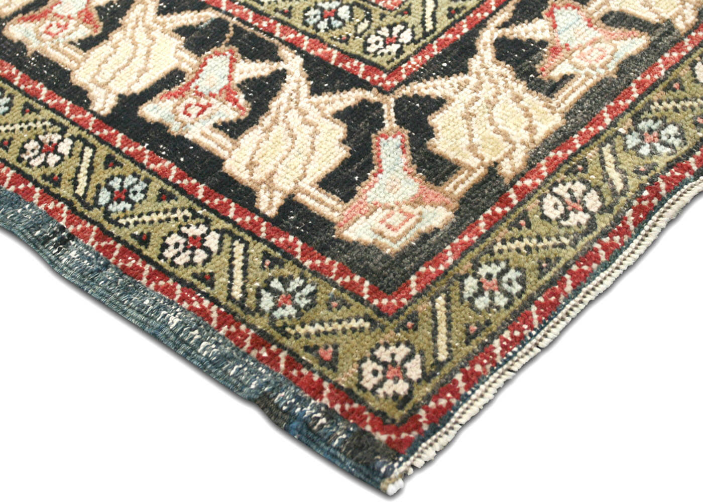 Vintage Turkish Oushak Rug - 4'10" x 7'4" - 088179