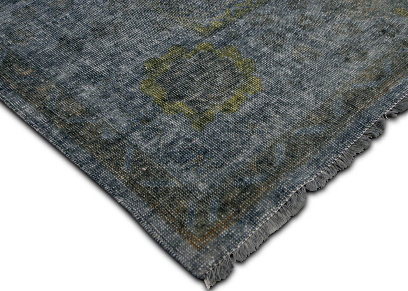 Vintage Turkish OverDyed Rug - 9'4" x 11'9" - 088212